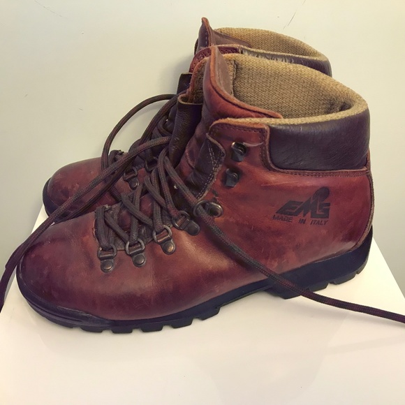 EMS vintage leather Vibram Italian hiking boots - Picture 3 of 16